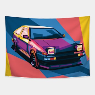 CAR COLORFUL AE86 Tapestry