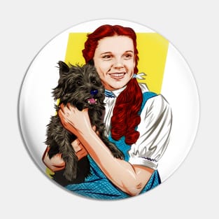 Judy Garland - An illustration by Paul Cemmick Pin