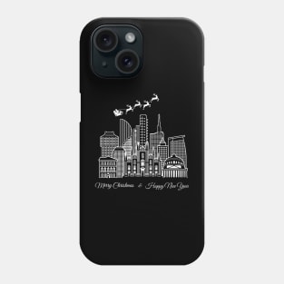 Merry Christmas Happy New Year Milan Italy Phone Case