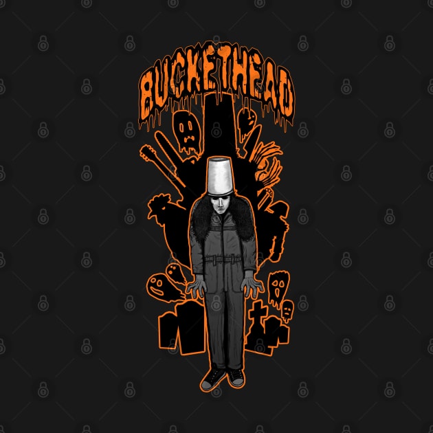 Halloween Bucket by NateArtDesign