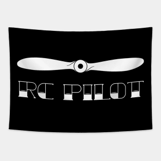 RC Pilot Remote Controlled Plane Drone Pilot Tapestry