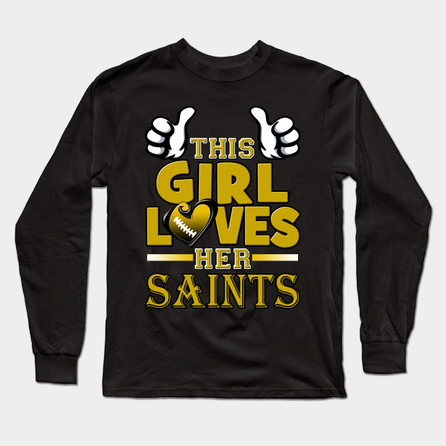 This Girl Loves Her Saints Football 