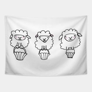 Easter Lambs Trio Tapestry