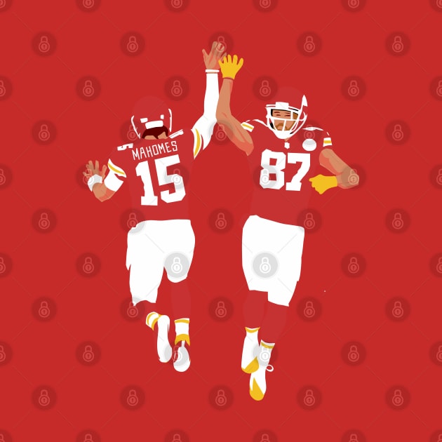 Patrick mahomes and Travis kelce by Mic jr