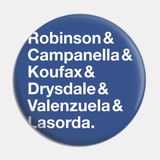 Dodger Greats Ampersand Pin