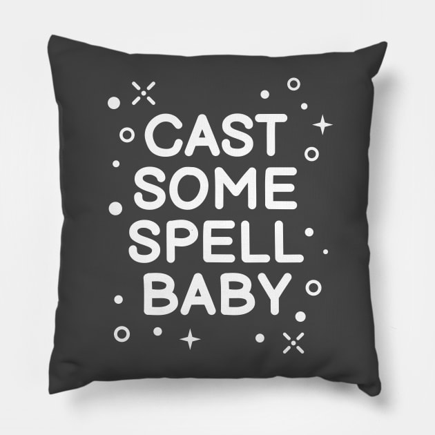 Cast Some Spell Baby Halloween 2020 Costume Pillow by Band of The Pand