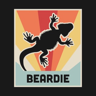 BEARDIE - Cute 70s Vintage Bearded Dragon T-Shirt