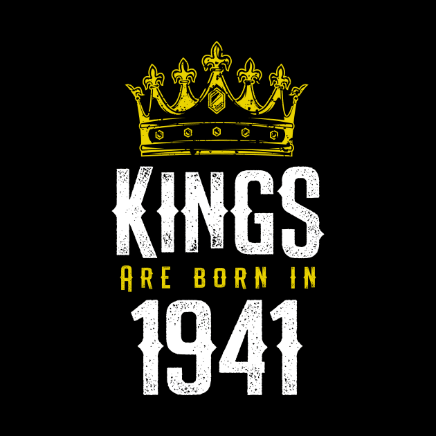 kings are born 1941 birthday quote crown king birthday party gift by thepersianshop