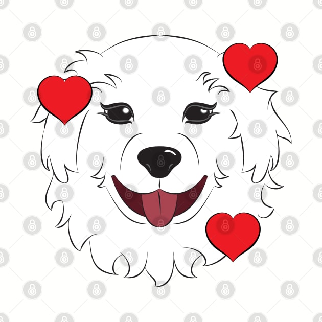 Great Pyrenees - I love you! by DQDesigns By Chele