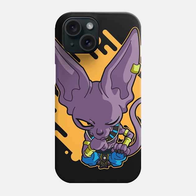 Beerus Sama Phone Case by WarGreymonZero