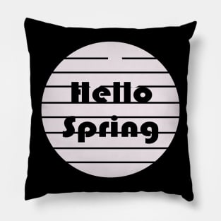 Hello Spring Pillow