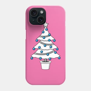 White Christmas Tree Phone Case