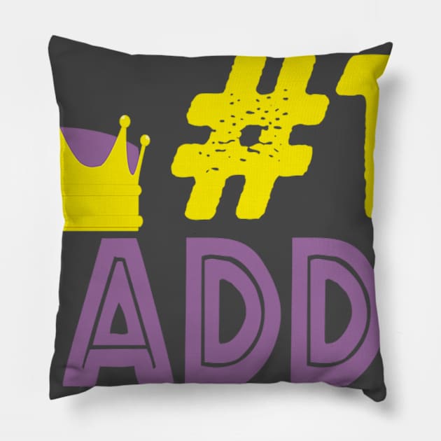 Number 1 Daddy Pillow by berleeev