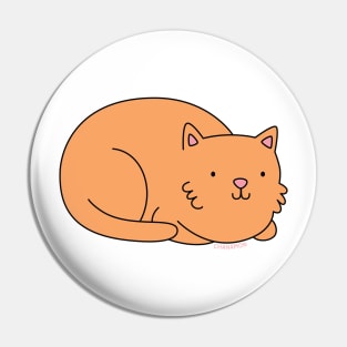 Orange Cat Pin