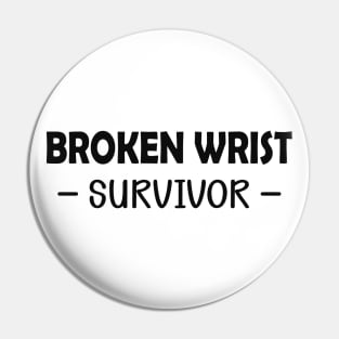 Broken wrist survivor Pin