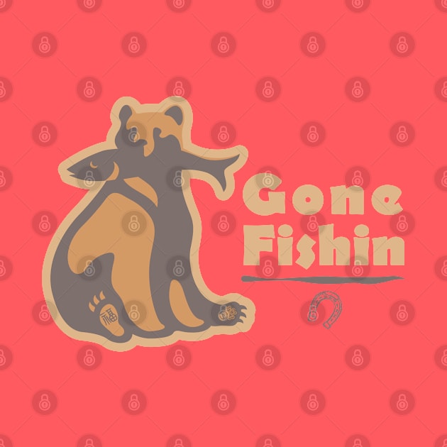 Gone Fishin Bear by spicoli13