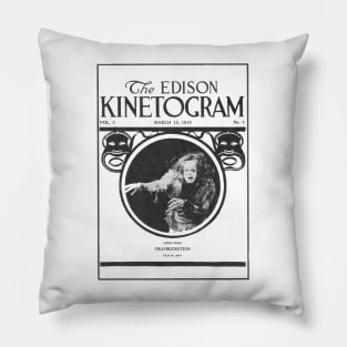 Frankenstein, 1910 (The Edison Kinetogram) Pillow