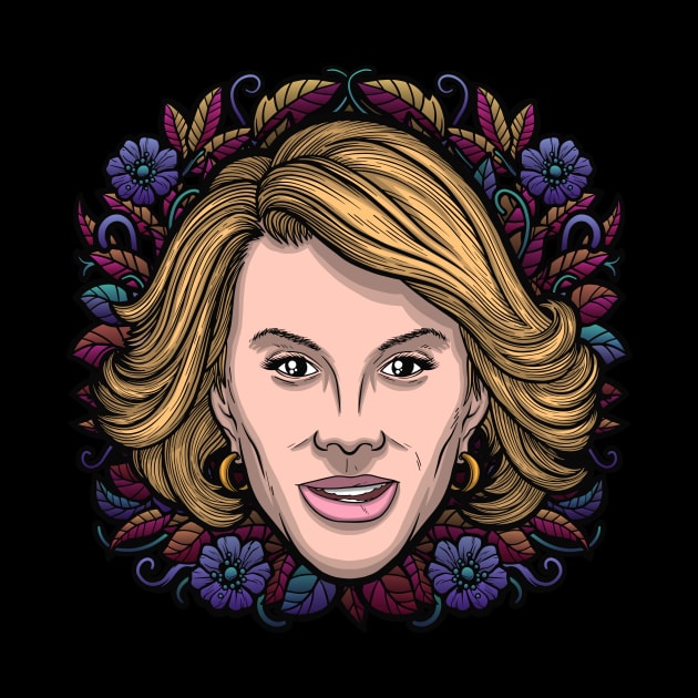 Joan Rivers (Flowered) by Baddest Shirt Co.