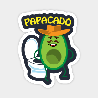 Papacado Naughty Dad Avocado Magnet