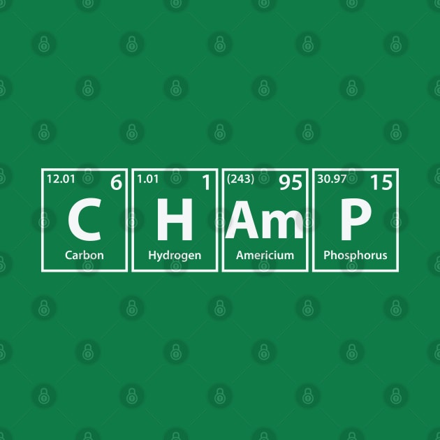 Champ (C-H-Am-P) Periodic Elements Spelling by cerebrands