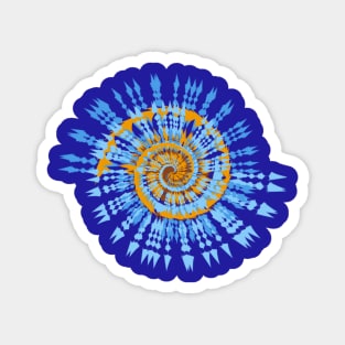 Tie Dye Ocean Impression Magnet