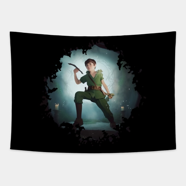 Peter Pan & Wendy Tapestry by Pixy Official