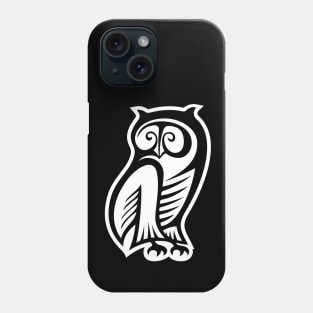 Owl Symbol White Phone Case