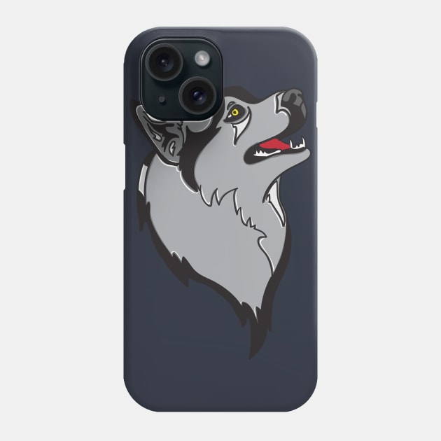 Howling Husky Phone Case by Bowen_Huang