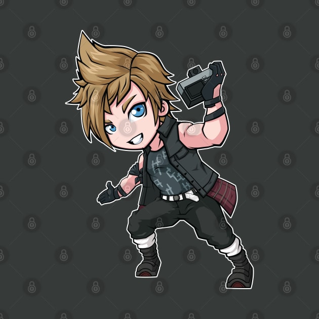 Prompto Chibi by Xar623