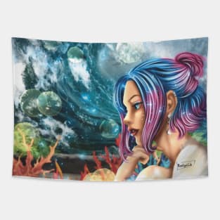 Lady Ocean Tapestry