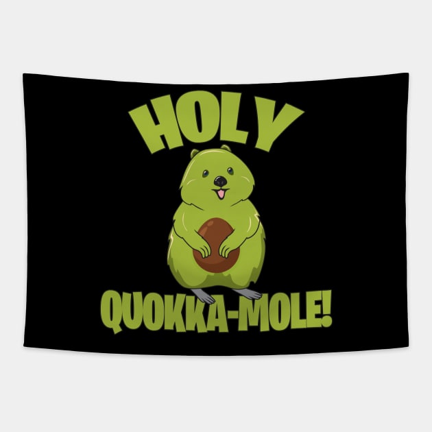 Quokka Funny Australia Holy Avocado Kangaroo Cute Tapestry by The Agile Store