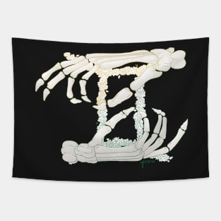Gemini Bones - Colour Outline Tapestry