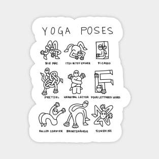 Yoga poses Magnet