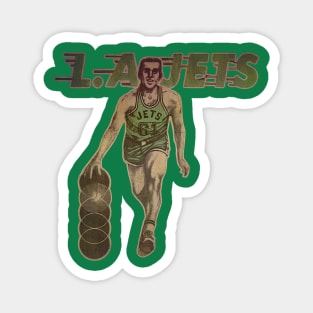 Los Angeles Jets Basketball Magnet