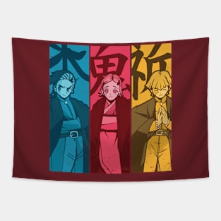 Manga Characters Tapestry