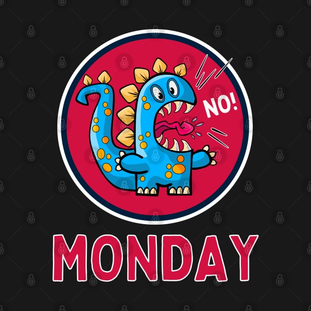 Happy Monday - No! Blue Monster by Ashley-Bee