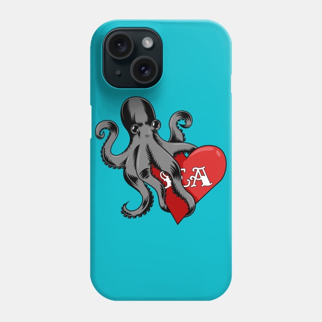 I just love Octopus and Sea. Phone Case by W.Pyzel