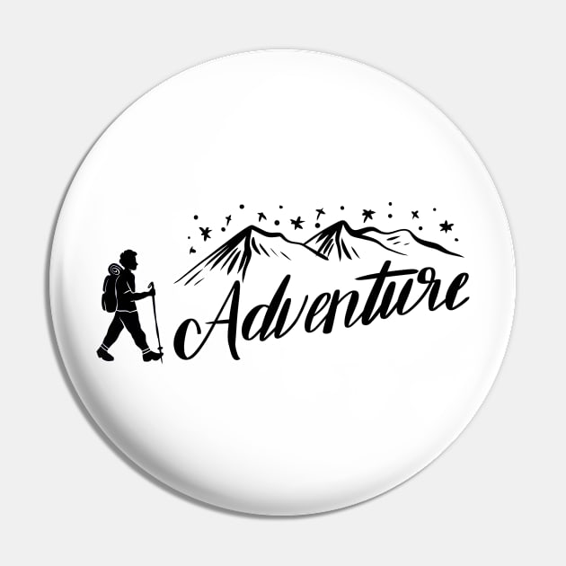 Great Mountain Adventure Pin by Islanr