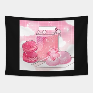 Cherry Snacks Tapestry