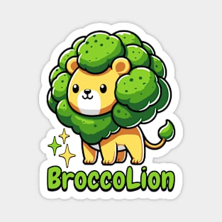 Broccoline! Cute Broccoli Lion! Cute Food Animals Magnet