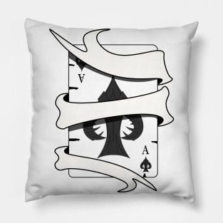 Ace of spades Pillow