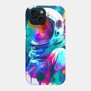 Astronaut Galaxy Phone Case