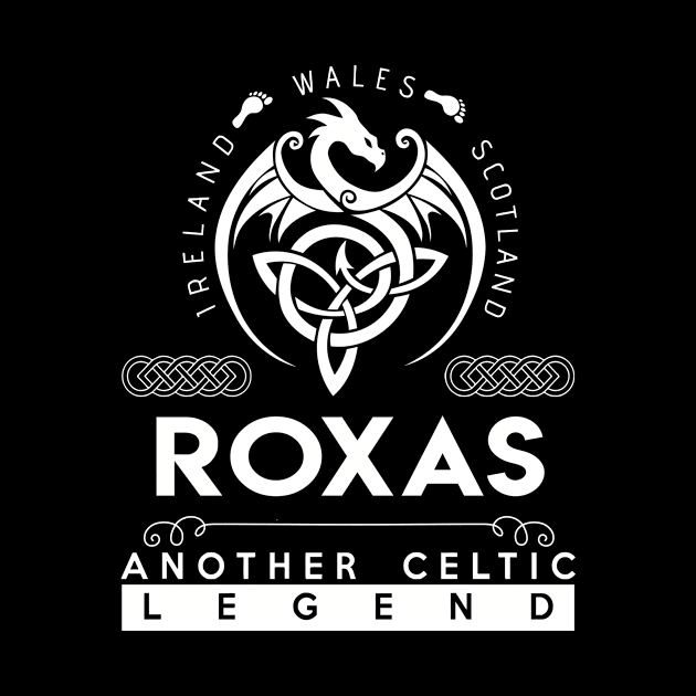 Roxas Name T Shirt - Another Celtic Legend Roxas Dragon Gift Item by harpermargy8920