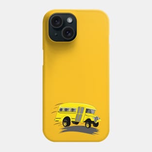 Back to School! A School Bus full of monkeys Phone Case