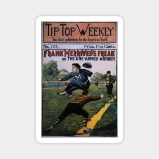 Vintage Baseball, Tip Top Weekly Magazine Cover Art,1912 Magnet