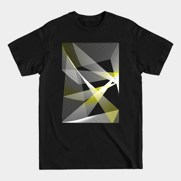 Discover Geometric lineart abstract minimal - Geometric - T-Shirt