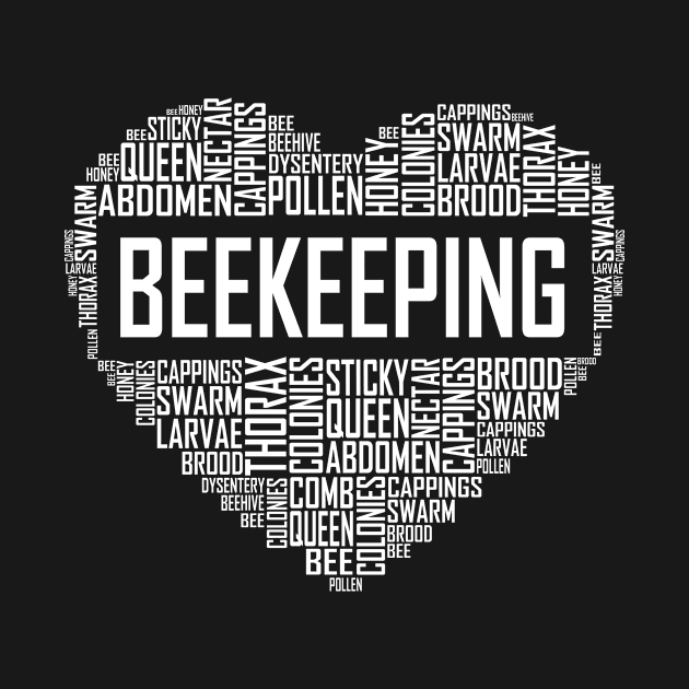 Beekeeping Heart by LetsBeginDesigns