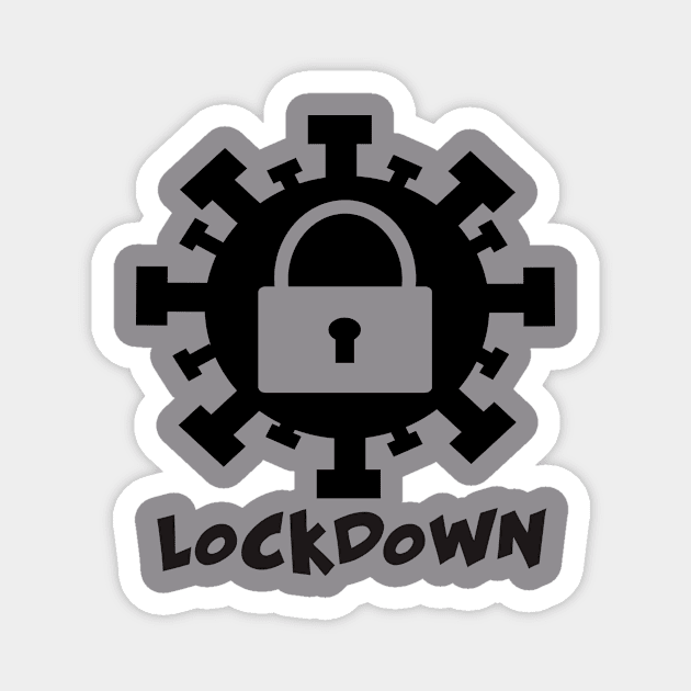 LOCKDOWN Magnet by Ayiepdesign