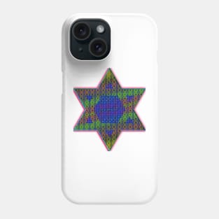 Star of David Psychedelic Phone Case