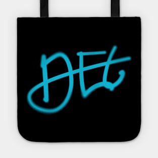 Detroit graffiti tag art Tote